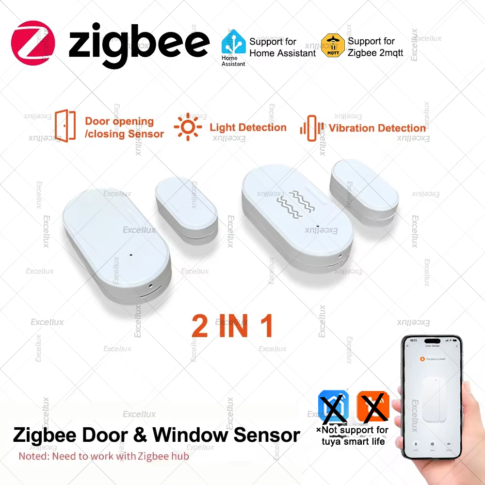 Home Security Tools - Sensor de ventana de puerta Zigbee