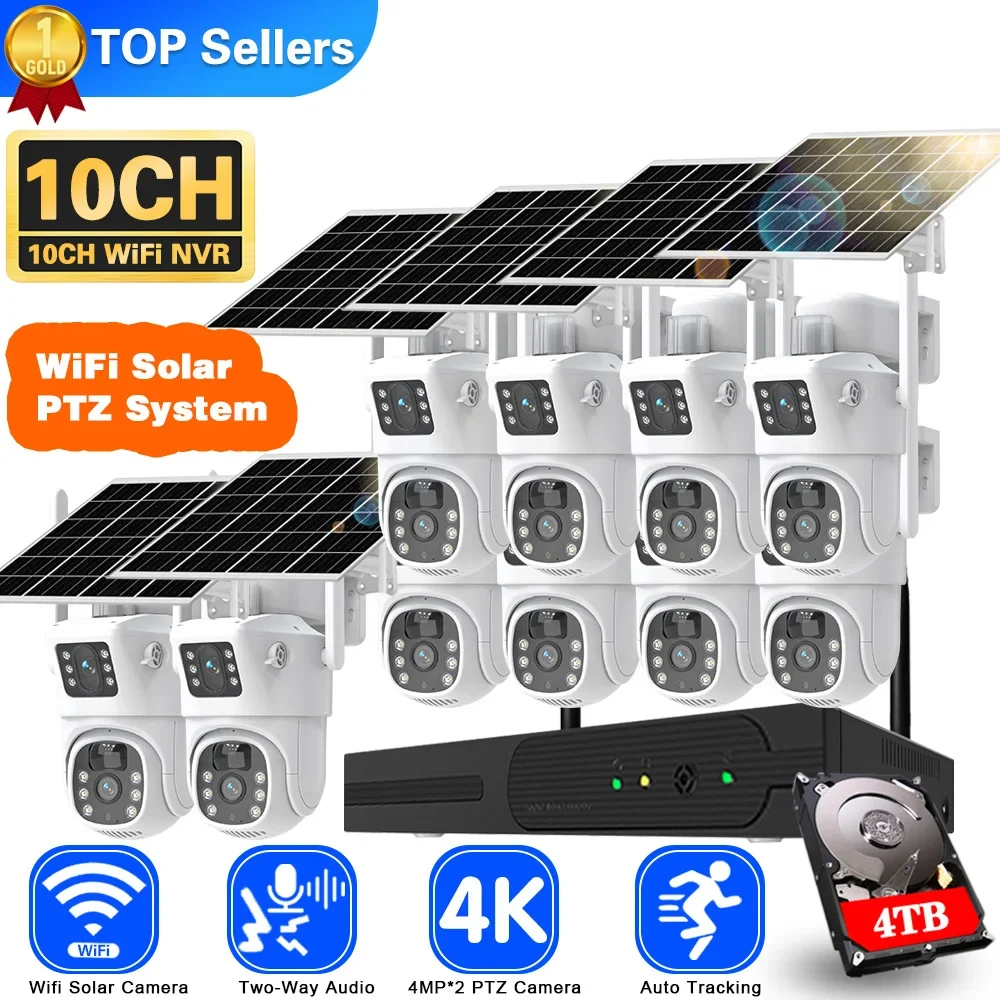 Home Security Kit With Camera - Sistema de videovigilancia de seguridad, Kit