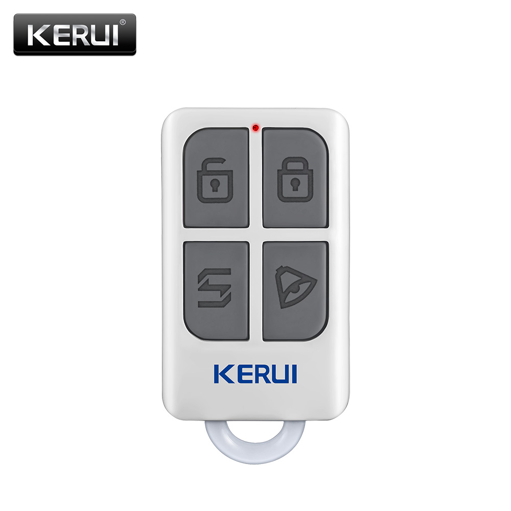 Home Security Tools - KERUI-llavero inalámbrico de 4 botones con