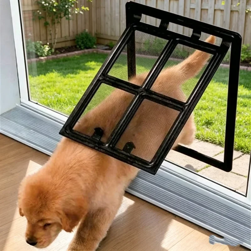 Home Security Adt - Puerta Mosquitera para Mascotas con Cerradura,