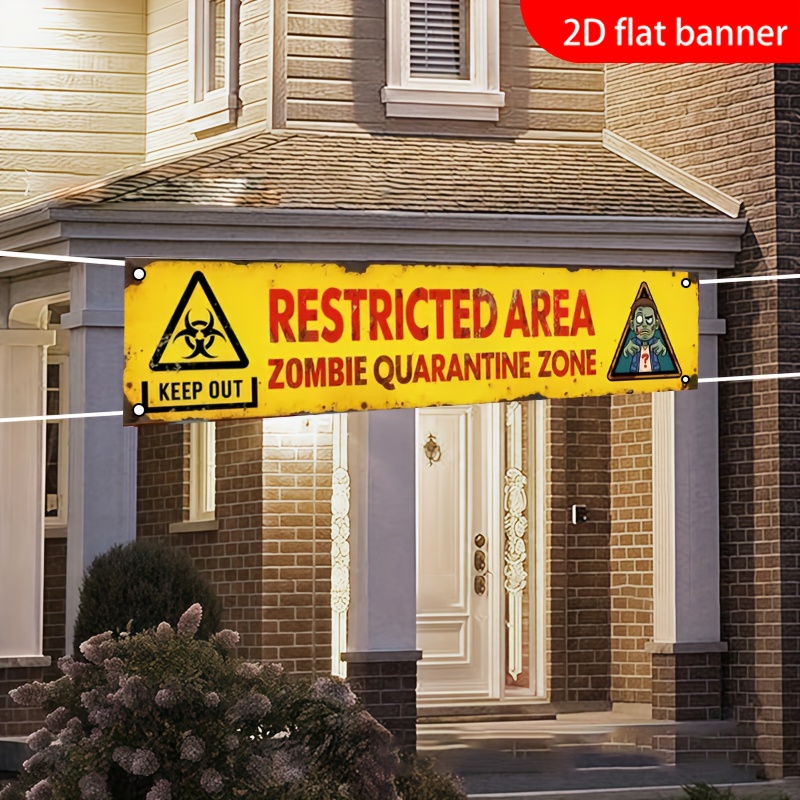 Home Security Fence - Un banner plano 2D para decoración