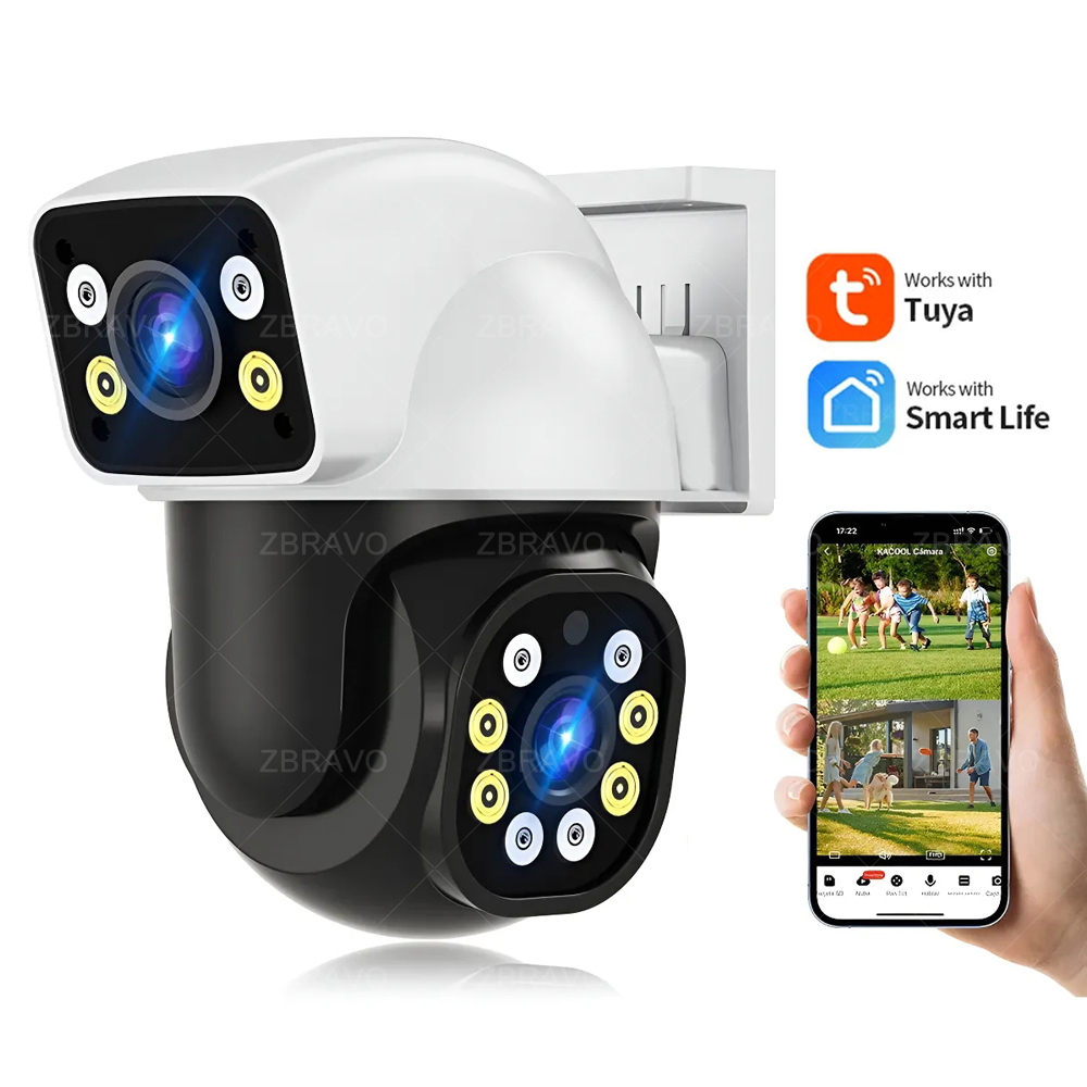 Home Security Adt - Cámara Exterior Inteligente Smartlife 8MP WiFi
