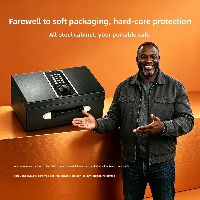 Safe Box Digital - Caja Fuerte Electrónica con Contraseña, Resistente