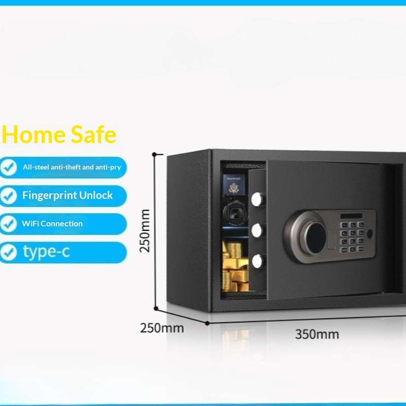 Safe Box Digital - Caja fuerte con contraseña electrónica, Mini