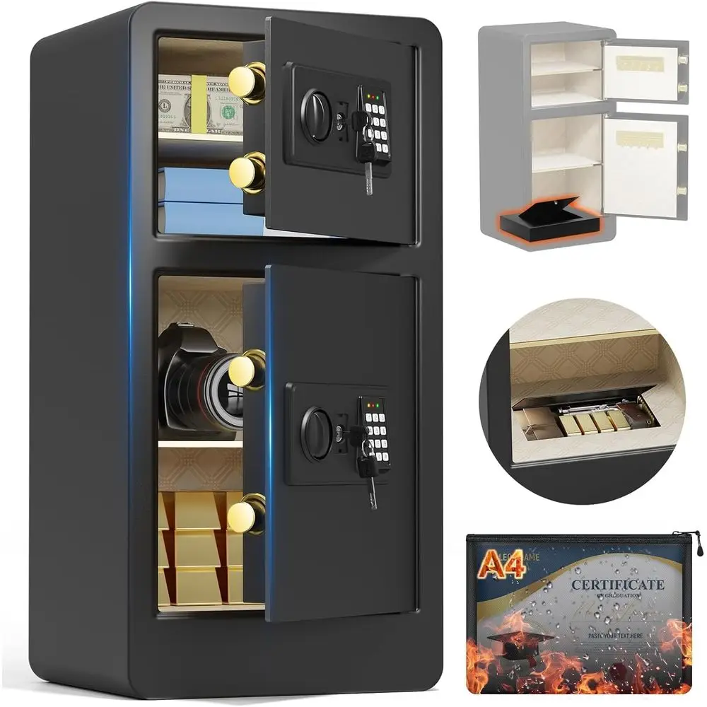 Safe Box Digital - Caja Fuerte Extra Grande Impermeable y