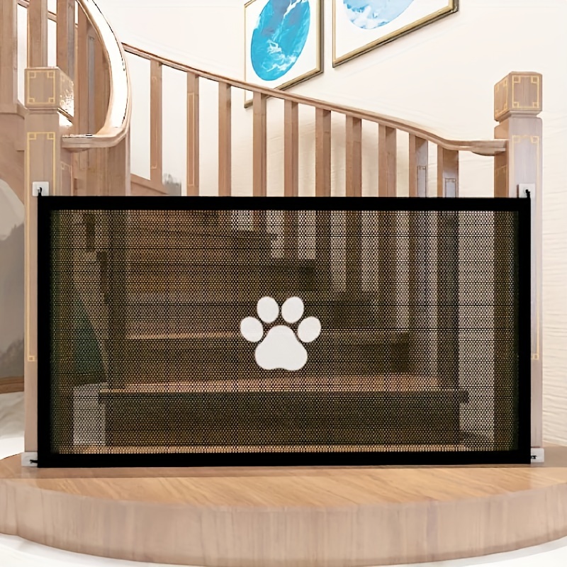 Home Security Fence - Puertas de red portátiles para perros,