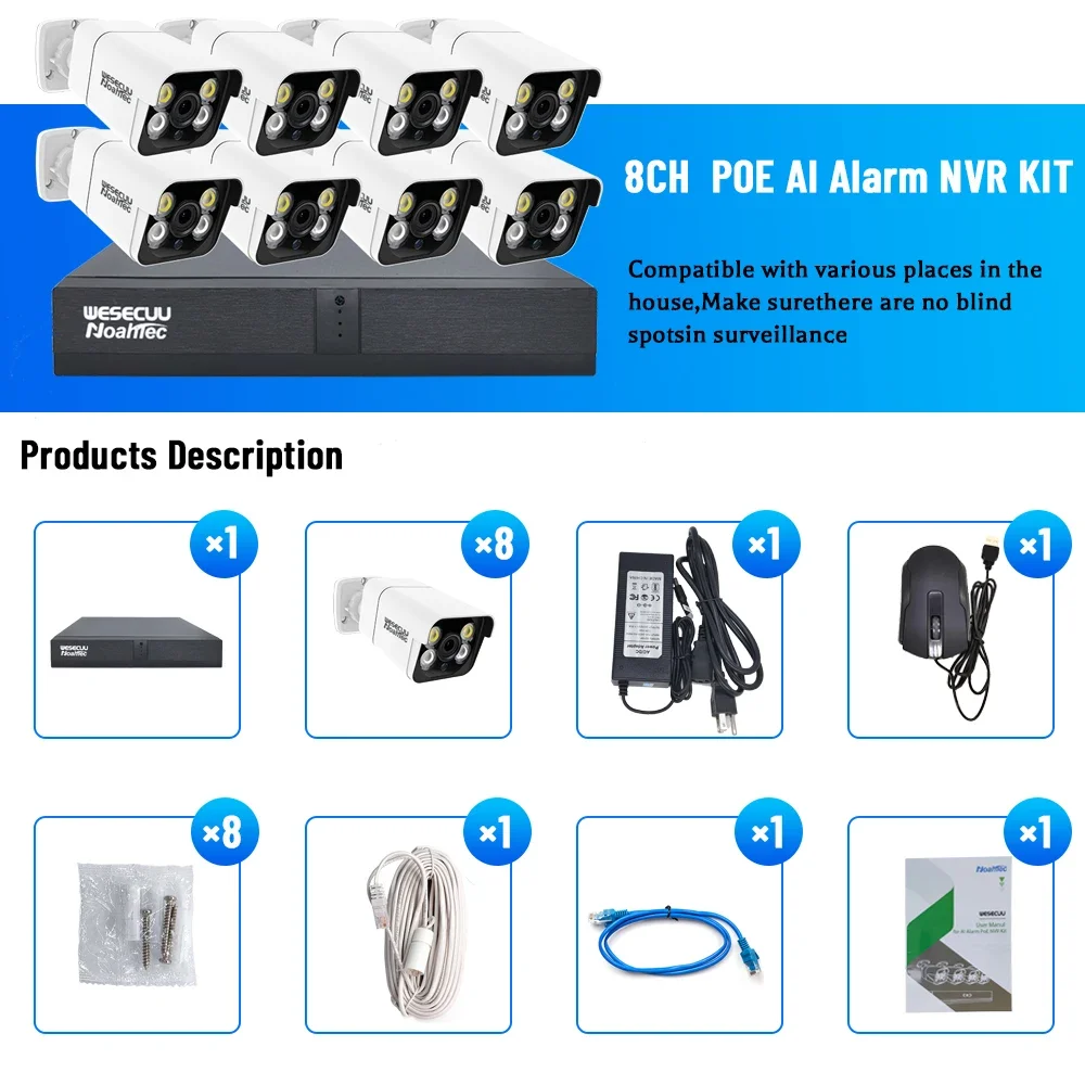 Home Security Kit With Camera - Fabricante de Sistema de Vigilancia CCTV