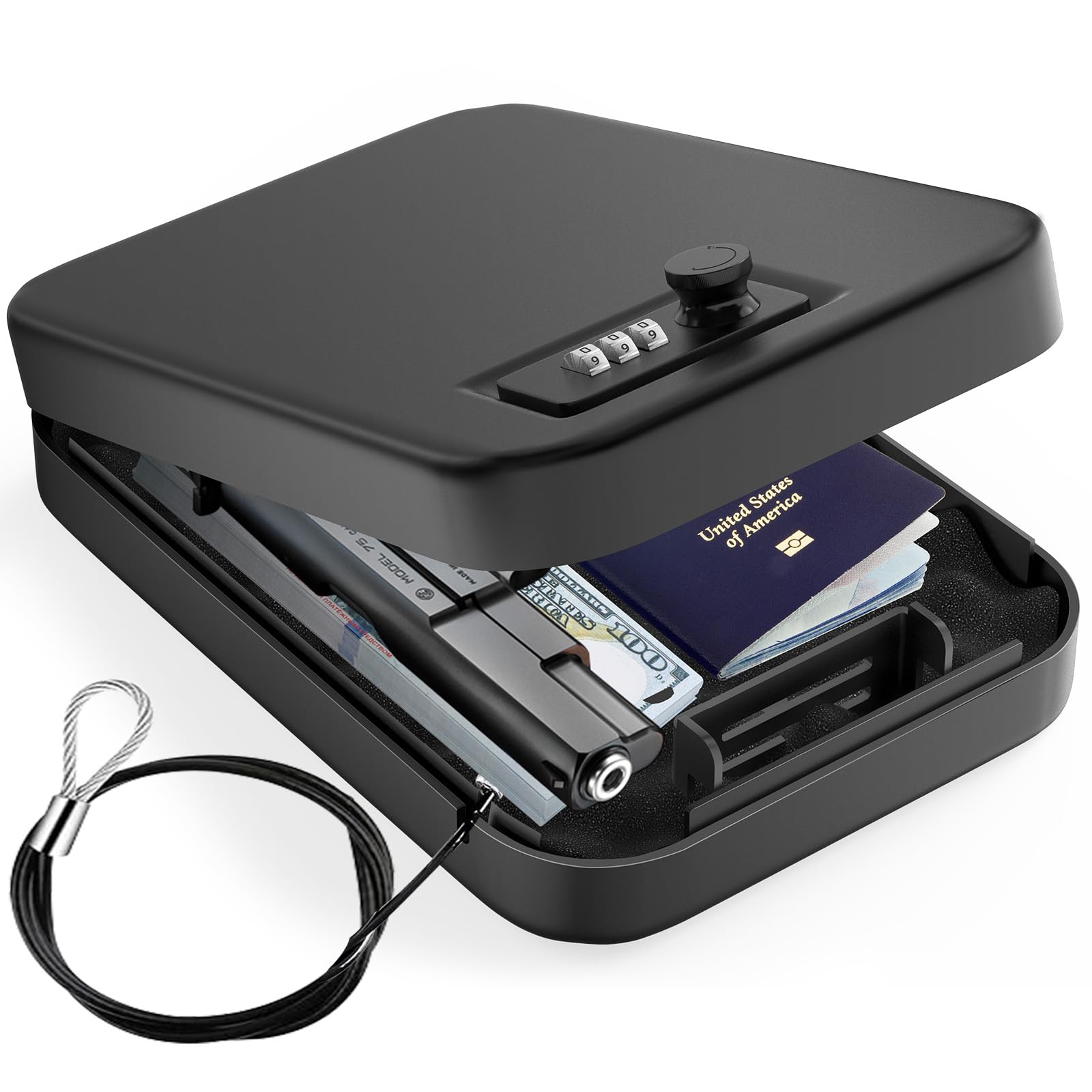 Safe Box Digital - Caja de seguridad Personal con cerradura