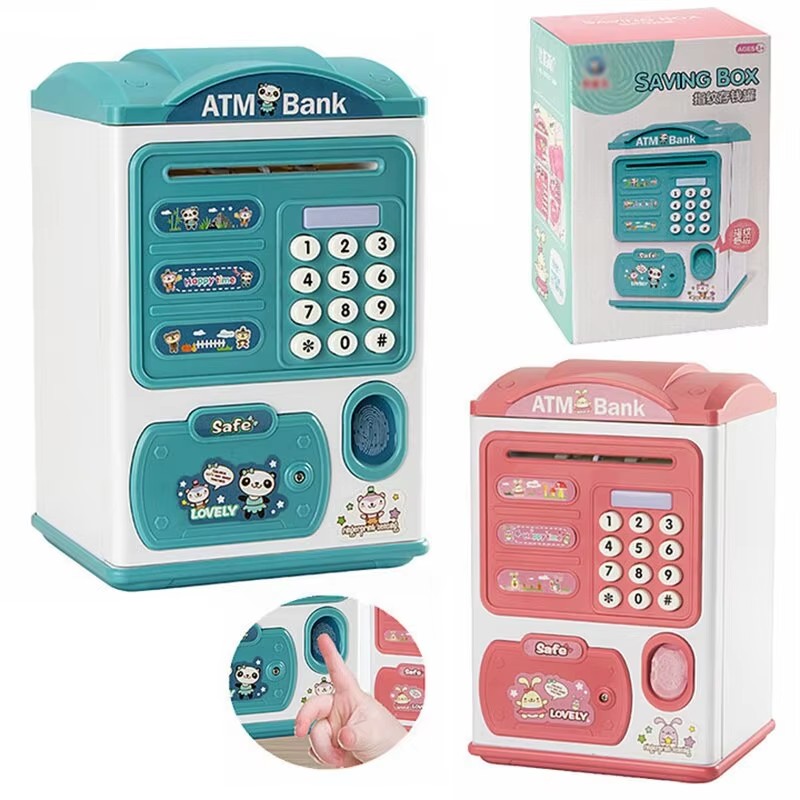 Safe Box Digital - Precioso banco automático con huella dactilar