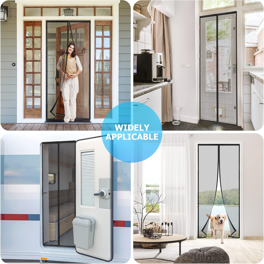 Cortina de malla de puerta mag - Home Security Fence reseña y precio