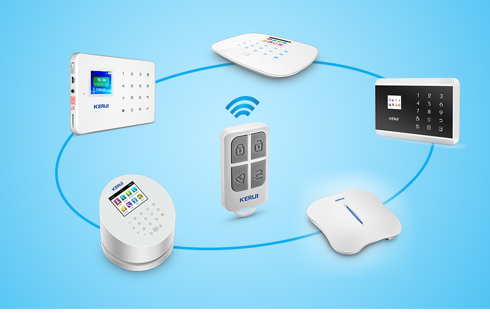KERUI-llavero inalámbrico de 4 - Home Security Tools reseña y precio