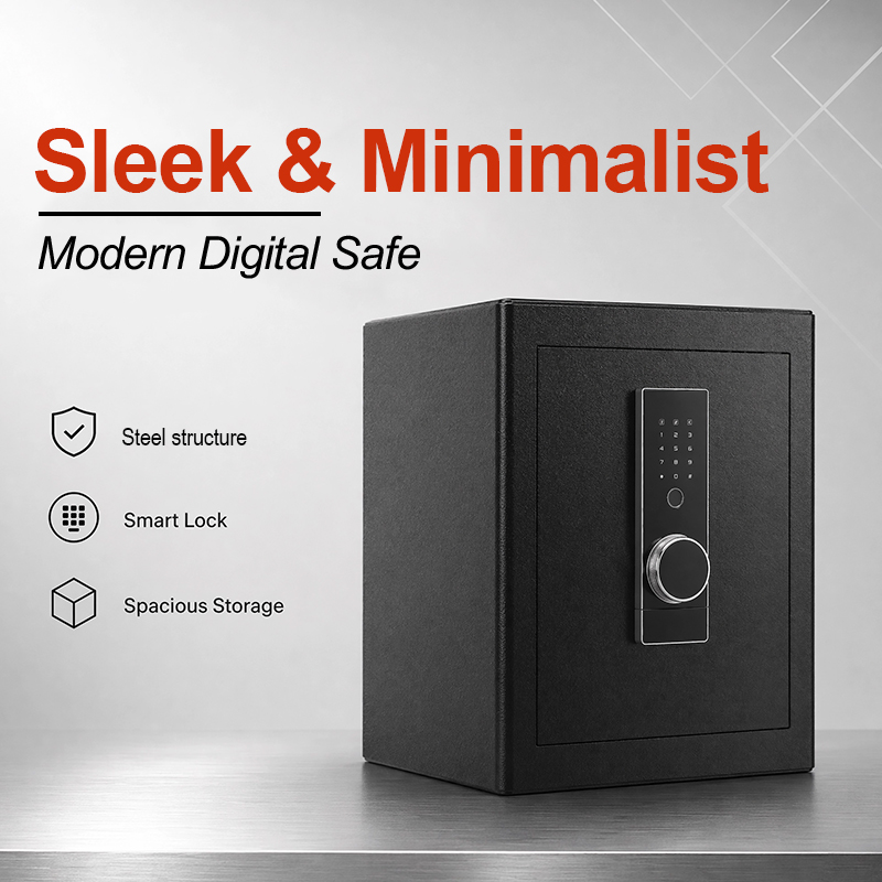 Caja fuerte biométrica con lec - Safe Box Digital reseña y precio