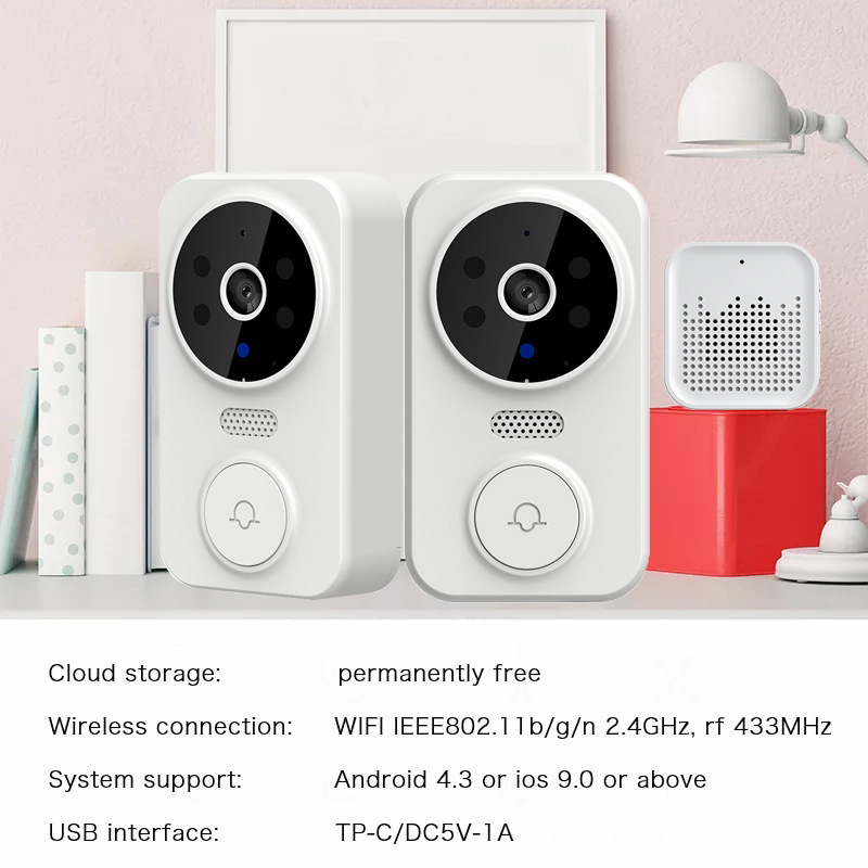 Timbre Inteligente WiFi Tuya p - Home Security Cameras Wireless reseña y precio