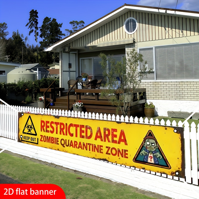 Un banner plano 2D para decora - Home Security Fence reseña y precio