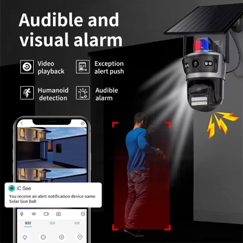 Cámara de Seguridad Solar Inal - Home Security Cameras Wireless reseña y precio