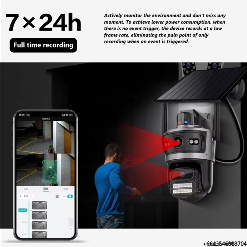 Cámara de Seguridad Solar Inal - Home Security Cameras Wireless reseña y precio