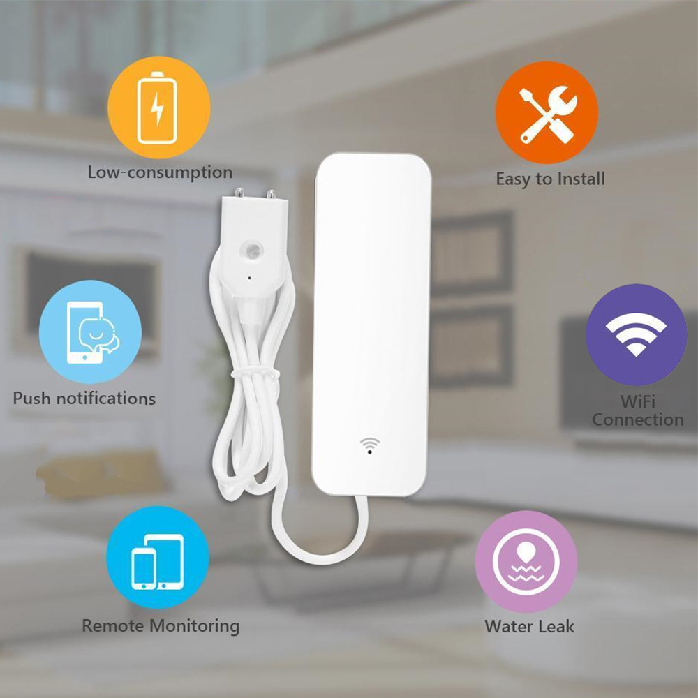 Sensor de fugas de agua WiFi T - Home Security Tools reseña y precio