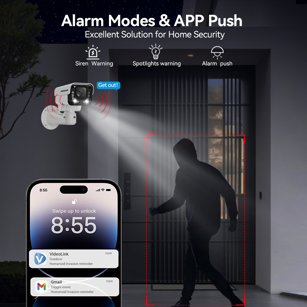ASECAM Cámara de Seguridad 4K  - Home Security Hikvision reseña y precio