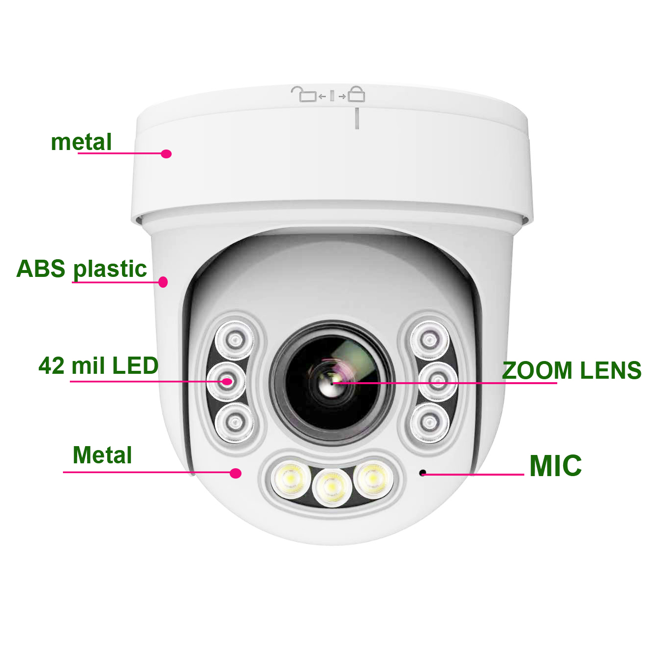 Cámara IP PTZ HiEasy con Zoom  - Home Security Hikvision reseña y precio