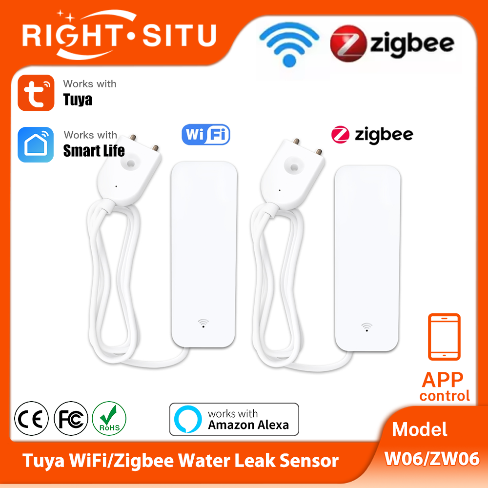 Tuya WiFi Zigbee Sensor de agu - Home Security Tools reseña y precio