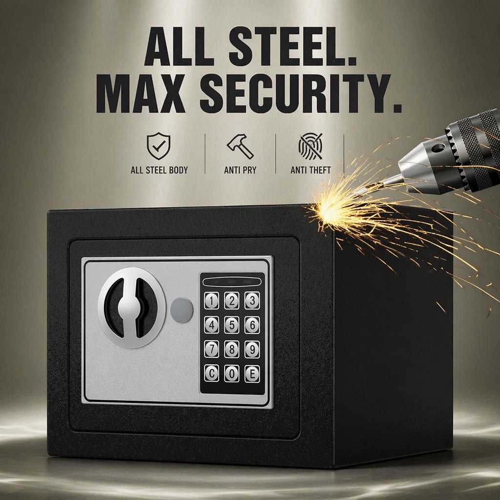 Caja Fuerte Electrónica Digita - Safe Box Digital reseña y precio