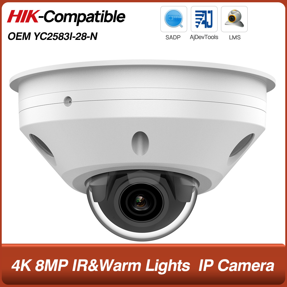 Cámara IP ojo de pez 4K 8MP PO - Home Security Hikvision reseña y precio