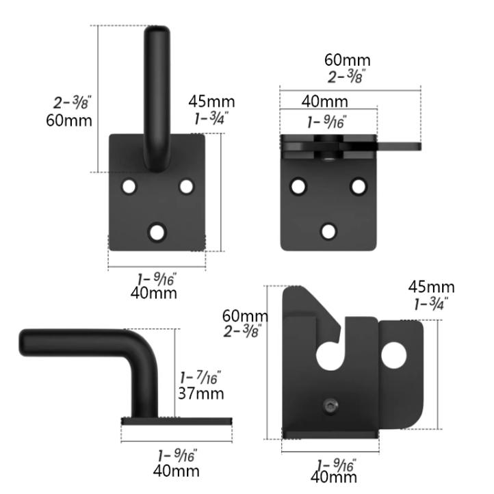 Cerradura de puerta autoblocan - Home Security Fence reseña y precio