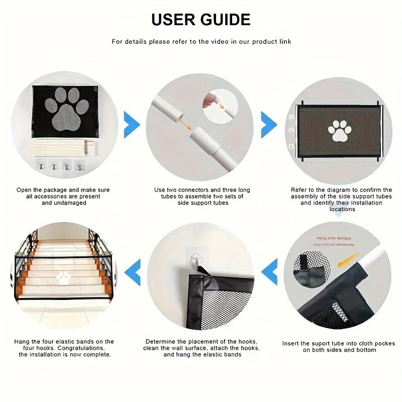 Puertas de red portátiles para - Home Security Fence reseña y precio