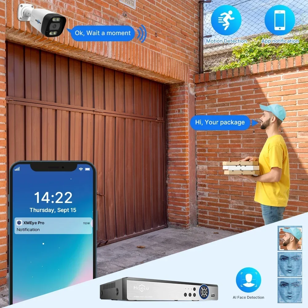 Hiseeu Kit de Sistema de Segur - Home Security Kit With Camera reseña y precio