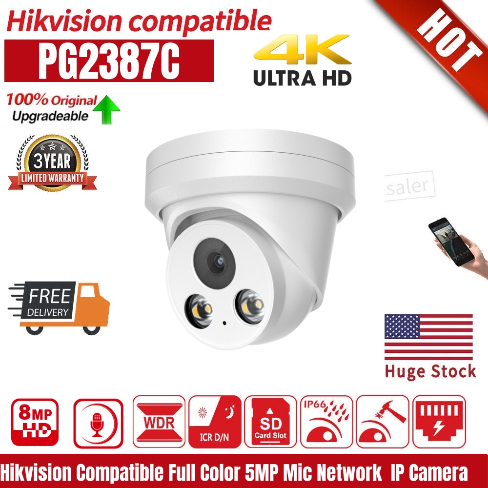 Cámara IP Hikvision Compatible - Home Security Hikvision reseña y precio