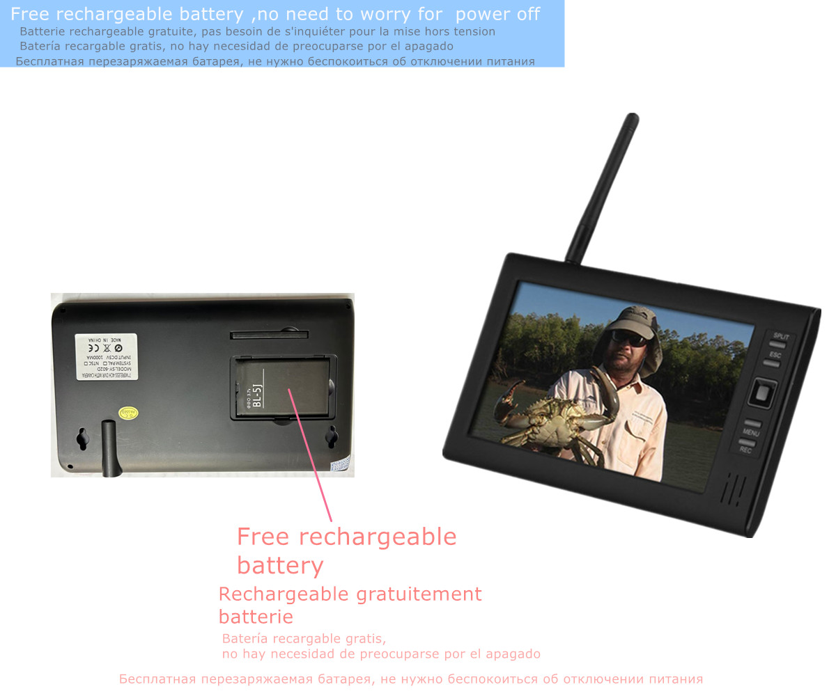 Sistema de seguridad cctv lcd  - Home Security Cameras Wireless reseña y precio