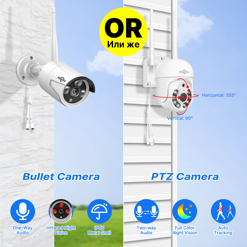 Kit de Sistema de Seguridad co - Home Security Cameras Wireless reseña y precio