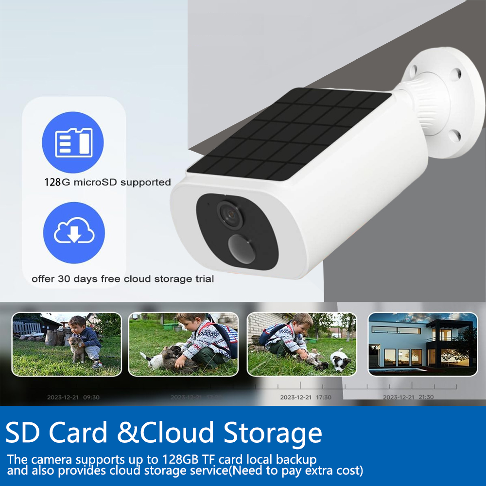 Cámara de seguridad Solar Tuya - Home Security Cameras Wireless reseña y precio