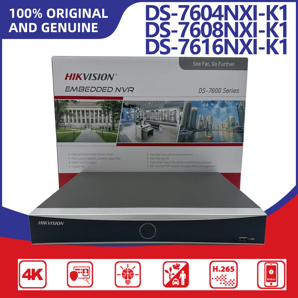 Hikvision DS-7604NXI-K1 DS-760 - Home Security Hikvision reseña y precio