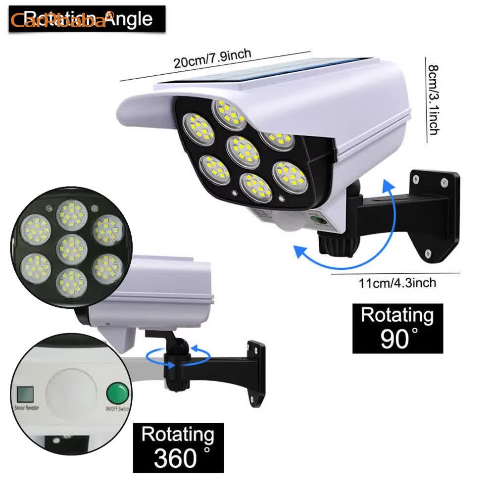 Luz Solar para exteriores, Sen - Home Security Cameras Wireless reseña y precio