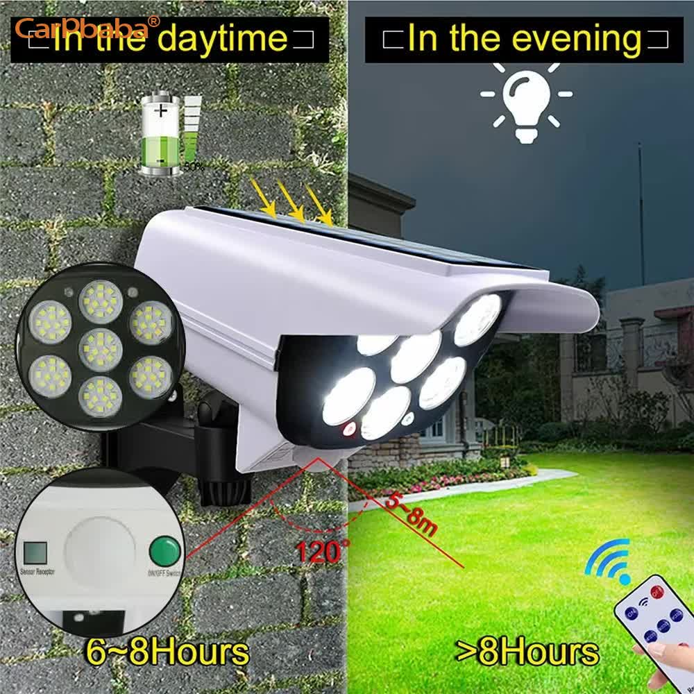 Luz Solar para exteriores, Sen - Home Security Cameras Wireless reseña y precio